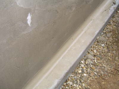 Hohlkehle aus Sperrm�rtel